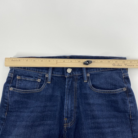 Lucky Brand 410 Jeans Tag 32x34 Actual 32x33 Blue Dark Athletic Slim Stretch - Picture 10 of 14